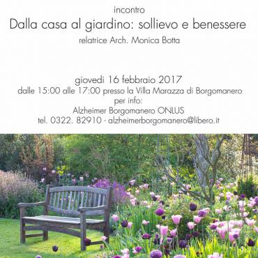 DALLA CASA AL GIARDINO: SOLLIEVO E BENESSERE