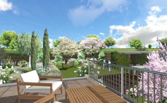 giardino privato_ render