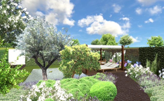 giardino privato_ render