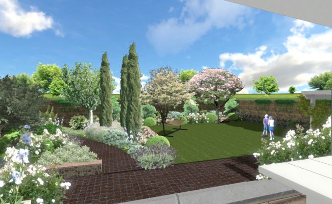 giardino privato_ render