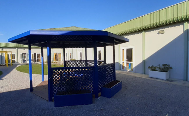 pergola blu